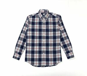 UNIQLO ユニクロ // 長袖 チェック柄 ボタンダウン シャツ・サイズ M