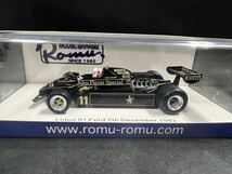 ロム特注 spark スパーク 1/43 ROMU 025 ロータス91フォード 中嶋悟 初F1テスト 1982 １２月７日_画像1