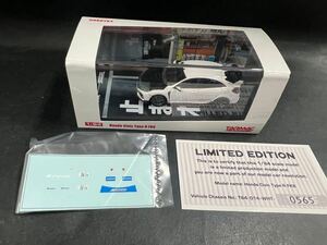 ターマックワークス TARMAC WORKS 1/64 T64-014-WHT ホンダ シビック ホンダCIVIC Type R FK8