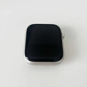 Apple Watch Series7 45mm GPS+Cellularモデル A2478 MKMK3J/A シルバーアルミニウム スマートウォッチ ネイビー バッテリー91％ 良品 本物の画像2