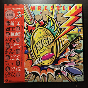 VA / The Wrestler ザ・レスラー [Columbia AF-7083-N] 和モノ 帯付 見本盤 プロレス 新日本プロレス New Japan Pro-Wrestling