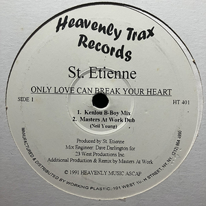 St. Etienne / Only Love Can Break Your Heart [Heavenly Trax Records HT 401] Saint Etienne US盤