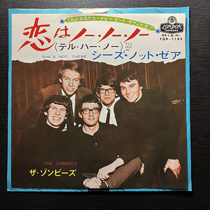 ザ・ゾンビーズ The Zombies / Tell Her No 恋はノー・ノー・ノー cw She's Not There [London Records TOP-1183] 国内盤 日本盤 7インチ