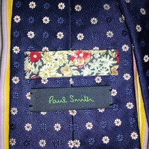 Paul Smith ポールスミス 長袖 シャツ M 総柄 ネクタイ マルチ ストライプ 花柄 ボタニカル_画像10