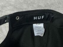 HUF CLASSIC H 6 PANEL HAT BLACK ハフ キャップ ブラック Hロゴ_画像4
