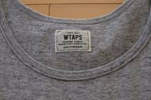 WTAPS 16SS 161 ATDT-CSM01S SLIPOVER 02/TANK. COTTON サイズM グレー タンクトップ _画像6