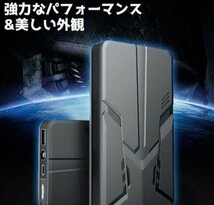 エンジンスターター 12V 12000mAh ジャンプスターター(緊急起動器)　ブラック！_画像6