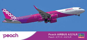 1/200 Peach air bus A321LR plastic model Hasegawa 