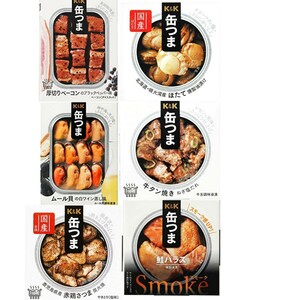  can .. assortment snack set gift 6 kind canned goods side dish can .. mussel . length salmon is las cow tongue bacon red chicken 