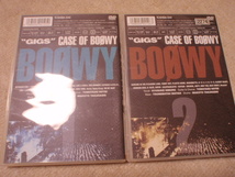 BOOWY "GIGS" CASE OF BOOWY 2巻セット 氷室 布袋 武道館 BUDOKAN VIDEO 1224 ライブ live ボーイ_画像2