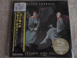 Black Sabbath HEAVEN & HELL SHM-CD デラックス・エディション 2枚組 ライブ LIVE ヘブン&ヘル ディオ ロニー オジー アイオミ dio ozzy