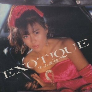 ◆中山美穂 / EXOTIQUE エキゾティック / 1986.12.18 / 4thアルバム / 通常盤 / K32X-120