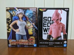 ワンピース DXF THE GRANDLINEトラファルガー・ロー ドラゴンボールZ THE出陣 魔人ブウ フィギュア 2点セット