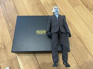 ダークナイト ジョーカー 銀行強盗 TOPO TP003 Scale Bank Robber suit set　素体 + ホットトイズ製マスク付 ※シューズはホットトイズ製