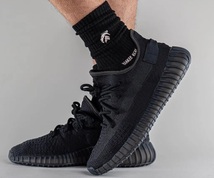 新品未試着 28cm US10 adidas YEEZY BOOST 350 V2 ONYX HQ4540 Black 黒 オニキス アディダス イージーブースト 2023再販モデル_画像1