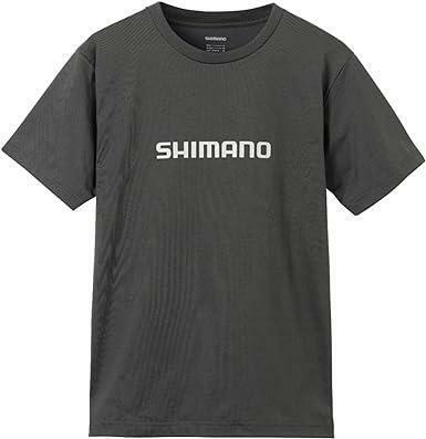 シマノ　ドライロゴTシャツ　ショートスリーブ　SH-021W チャコール