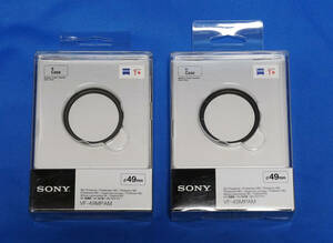 【中古美品】SONY 純正MCプロテクター(49mm) VF-49MPAM 2個セット