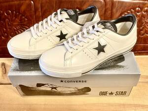 ★☆希少レア!converse ONE STAR OX ホワイト/ブラック 6.5 25cm コンバース ワンスター ホワイト/ブラック デッド ビンテージ 2311☆★