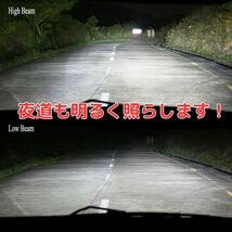 【超特価】HB3 LEDヘッドライト2個 ハイビーム COB 自動車パーツ【送料無料】_画像5