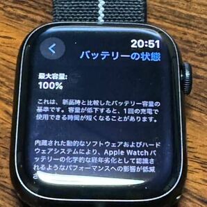 【超美品・保証有】 Apple Watch Series9 Cellular 45mm ミッドナイトアルミニウム スポーツバンド MRMD3J/A A2984 バッテリ-100％の画像8