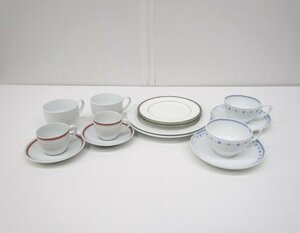 [即日発送]Noritake ノリタケ まとめ売り カップ＆ソーサー プレート 小皿 取り皿 ARICTIC WHITE BONE CHAINA 洋食器 331