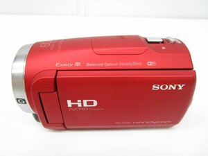 [即日発送]☆ジャンク☆ SONY ビデオカメラ Handycam HDR-CX680 光学30倍 内蔵メモリー64GB レッド HDR-CX680 R 現状品 341