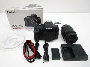 [即日発送]☆ジャンク☆ Canon デジタル一眼レフカメラ EOS Kiss X8i レンズキット EF-S18-55mm F3.5-5.6 IS STM 現状品 341