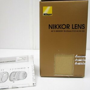 [即日発送]☆良品☆ Nikon ニコン AF-S NIKKOR 18-35mm 3.5-4.5G 超広角レンズ フルサイズ 一眼レフ 361の画像5