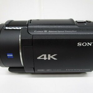 [即日発送]☆ジャンク☆ SONY ソニー FDR-AX45 4Kビデオカメラ 64GB 本体のみ 付属品なし ブラック 現状品 341の画像1