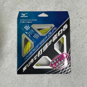 ミズノ MIZUNO ハイブリッドファイバー デュアル 1.30×1.28mm イエロー×ブラック