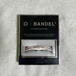 【正規品】BANDEL スラッシュブレスレット White×Pink ホワイト×ピンク L-XL 18.5〜21.0cm
