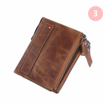 男性 メンズ 牛革 二つ折財布 財布 カードホルダー 高級ブランド 高品質_画像8