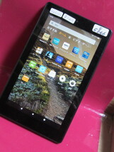 ジャンク タブレット　Amazon Kindle fire　第9世代　m8s26g　wifi　7型　黒　初期化済み　8-6346_画像1