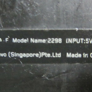 ジャンク Lenovo idea pad 2298 タブレット wifi 8型 黒 不動 5-6305の画像3