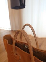 希少 レア 60s 70s L.L.BEAN Leather TOTE BAG Large エルエルビーン LLビーン レザー トートバッグ ラージサイズ ビンテージ 筆記体タグ_画像6