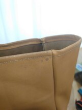 希少 レア 60s 70s L.L.BEAN Leather TOTE BAG Large エルエルビーン LLビーン レザー トートバッグ ラージサイズ ビンテージ 筆記体タグ_画像8