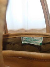 希少 レア 60s 70s L.L.BEAN Leather TOTE BAG Large エルエルビーン LLビーン レザー トートバッグ ラージサイズ ビンテージ 筆記体タグ_画像3