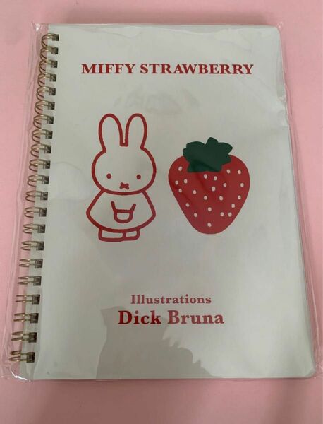 [超目玉] ミッフィー A5リングノート レッド 183720 miffy strawberry Miffy