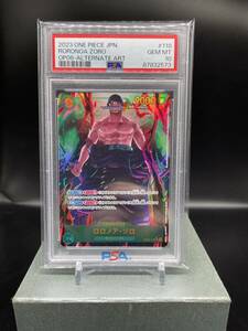 PSA10 Roronoa Zoro Sec-P Op06-118 87832573