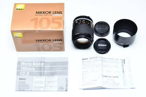 Nikon Ai Micro Nikkor 105mm F2.8S SIC 最終ロット ＃307 