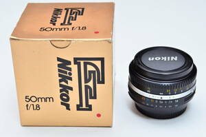 Nikon Ai Nikkor 50mmF1.8S(New) #443 finest quality goods foreign model * rare 