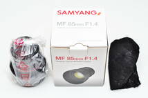 SAMYANG MF85mm F1.4 For Nikon Z 新品同様_画像1