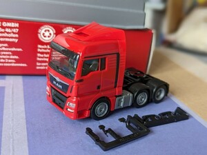 1/87 HO herpa ヘルパ MAN TGX XLX 3軸 マン トラック トレーラー