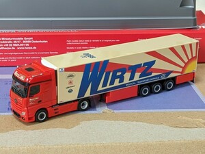 カスタム 1/87 herpa ヘルパ MB ACTROS メルセデス・ベンツ アクトロス トレーラー トラック