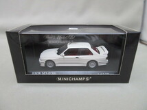 ★PMA　MINICHANPS ミニチャンプス 1/43★BMW M3 E30 1987 ホワイト★_画像1