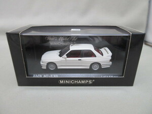 ★PMA　MINICHANPS ミニチャンプス 1/43★BMW M3 E30 1987 ホワイト★