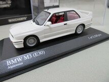 ★PMA　MINICHANPS ミニチャンプス 1/43★BMW M3 E30 1987 ホワイト★_画像3