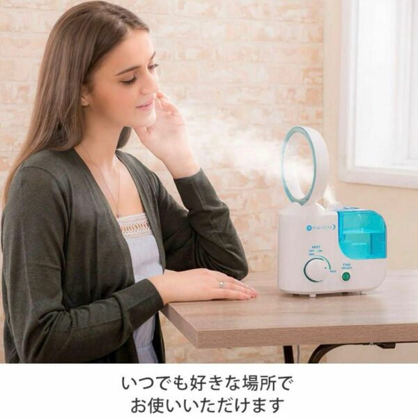 新品未使用☆超音波式加湿器 ナチュレミスト(定価18370円) 卓上加湿器 小型 美顔器