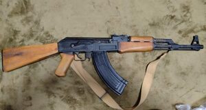 ハドソンモデルガン　AK47 紙火薬仕様　ジャンク部品取りまたはレストアベースに