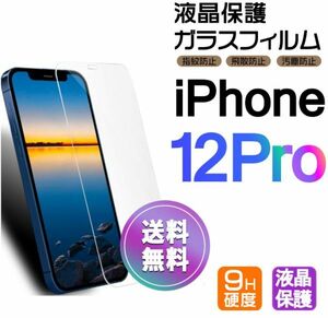 iPhone 12pro ガラスフィルム 即購入OK 平面保護 匿名配送 送料無料 アイフォン12プロ 破損保障あり paypay